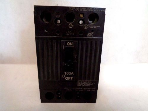 New ge general electric tqd32100 3 pole 100 amp circuit breaker for sale