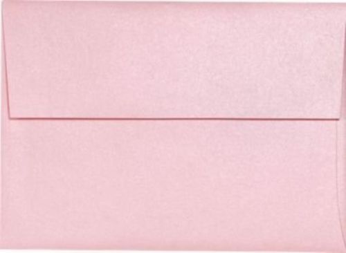 A7 Invitation Envelopes w/Peel &amp; Press 5 1/4 x 7 1/4 - Rose Quartz Pink