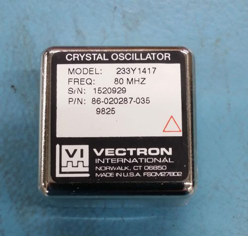 36 x VECTRON INTERNATIONAL CO-233/233Y1417-80MHZ XTAL OSCILLATOR 80MHz CO-233