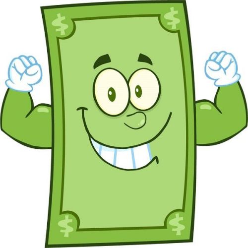 30 Custom Happy Dollar Bill Personalized Address Labels