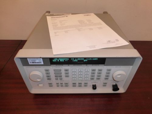 Agilent / hp 8648d 9 khz - 4 ghz signal generator with option 1e5 - calibrated! for sale