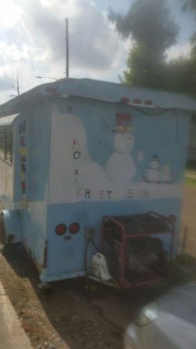 Mobile Snowball &amp; Ice Cream/Food Concession Trailer