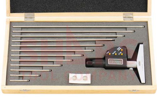 Shars tools   0-12&#034;/0 - 304.8mm electronic depth micrometer new for sale