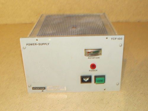 ** PFEIFFER BALZERS TCP 100 POWER SUPPLY TURBO CONTROL (AA)