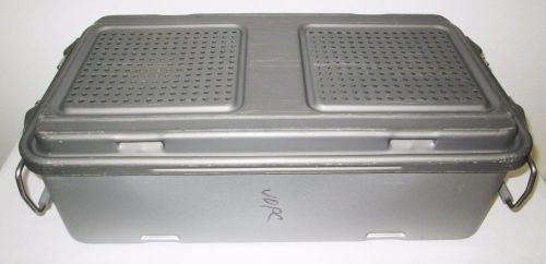V. mueller allegiance full-length sterilization case container cd3-7b with tray for sale