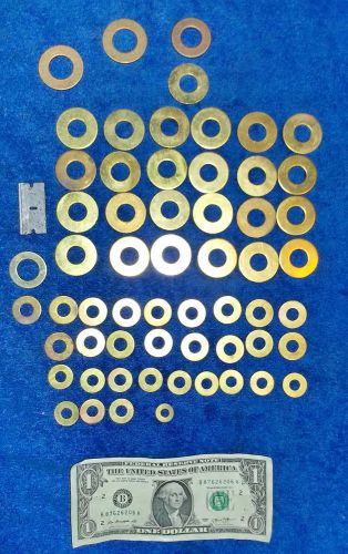 one pound of assorted Brass Flat Washers