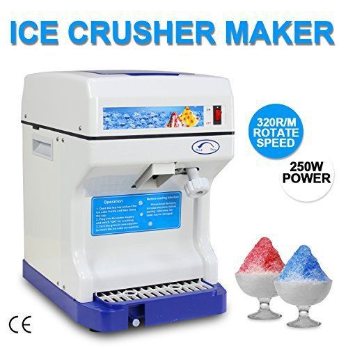 Super Deal Snow Cone Maker, Ice Crusher Maker, Commercial Ice Shaver, Ice Snow