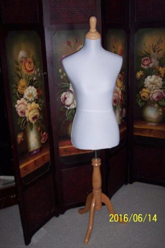 ADJUSTABLE DRESS FORM SEAMSTRESS MANNEQUIN FRENCH STYLE WITH TWO TORSO COVERS