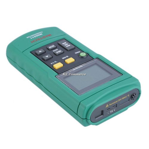 Mastech ms6511 one channel digital thermometer temperature logger tester k2 for sale