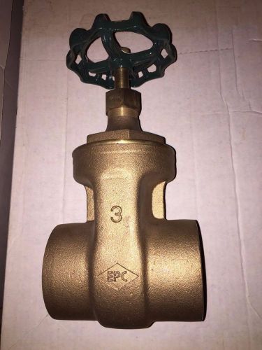 3&#034; inch brass cxc gate valve for sale