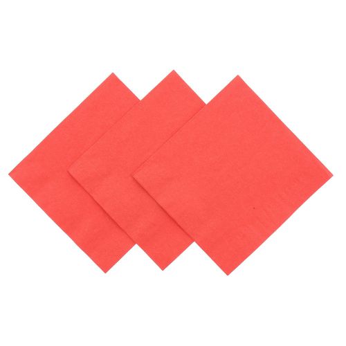 Royal Red Disposable Beverage Napkin, Case of 1,000, BEVNAP1M-R