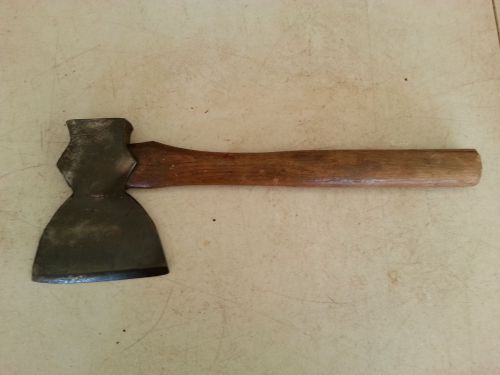 Vintage Antique Hunts Superior Hand Forged Axe Hatchet Broad Hewing