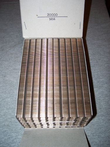 20,000 Fine Wire Staples, 9/16&#034; for Haubld Made in Austria, No. 1414