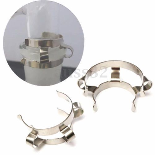 2pcs stainless steel clip keck clamp for 24/29 24/40 glass ground joint new for sale