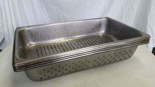 Stainless steel perforated steam table pans for sale