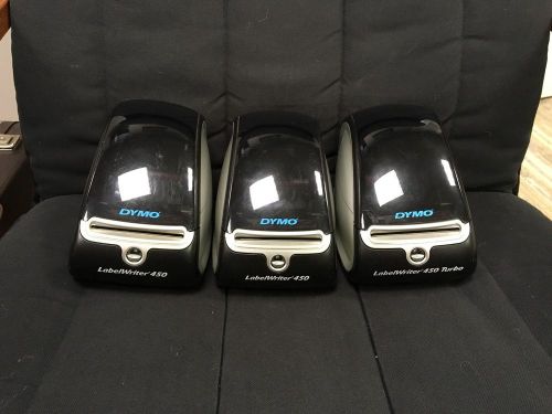 Dymo LabelWriter 450 Turbo Label Thermal Printers- Three of them!