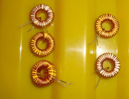 5pcs 47uh inductor 3A toroid coil for EMI, LM2596 #