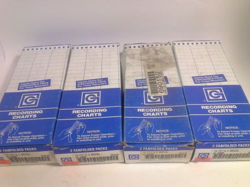 LOT OF 4 BOXES GRAPHIC CONTROLS FANFOLD CHARTS GC-38883