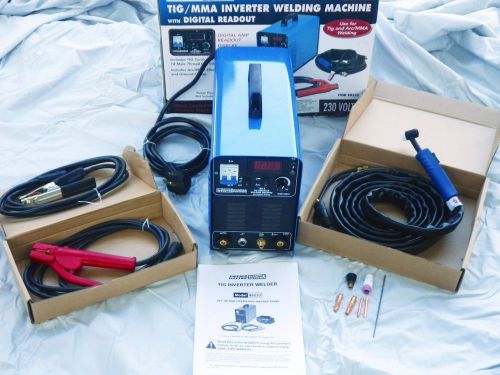 165 amp 230 volt arc inverter tig / mma / arc welder with digital readout -- new for sale