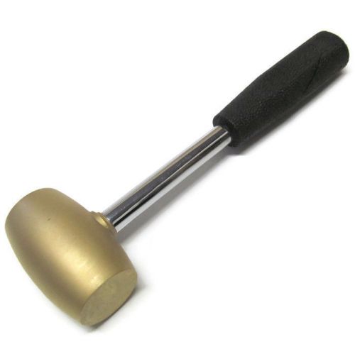 Brass mallet hammer steel handle 2 lb 32 oz. mini sledge eurotool ham-456.20 for sale
