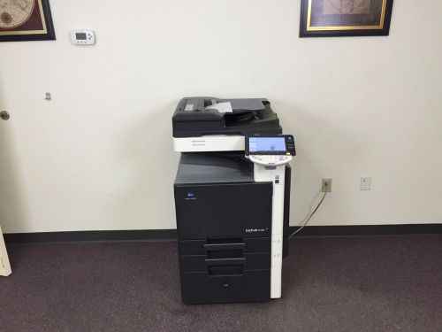 Konica bizhub c220 color copier machine network printer scanner copy mfp 11x17 for sale