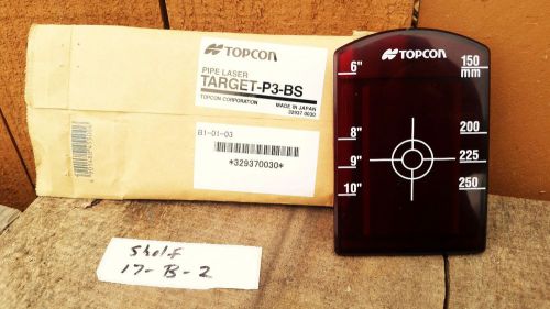Topcon Red Long Pipe Laser Target P3-BS