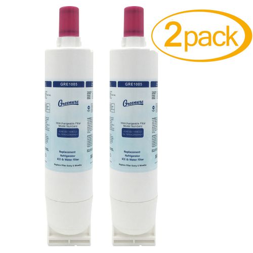 2 pack whirlpool kenmore 46-9010 wf28 4396508 4396510 refrigerator water filter for sale