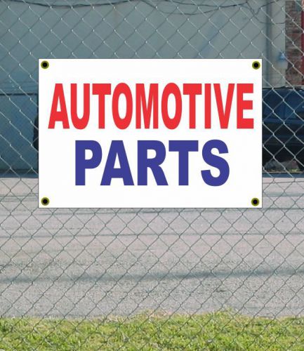 2x3 automotive parts red white &amp; blue banner sign new discount size &amp; price for sale