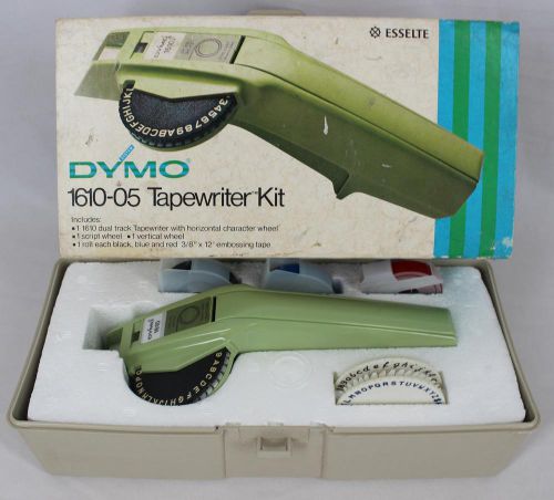 Esselte Pendaflex 880453 1966 Dymo 1610-05 Tapewriter Kit Label Maker Set