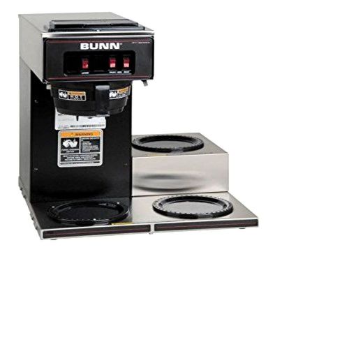 Kitchen restaurant seving prepare commercial coffee brewer three lower warmer in for sale