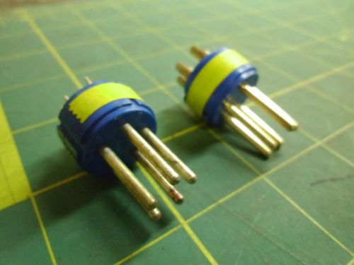 AMPHENOL 97-18-11P CONNECTOR COMP INSERT ONLY SIZE 18 5 #12 SOLDER (QTY 2) #3803