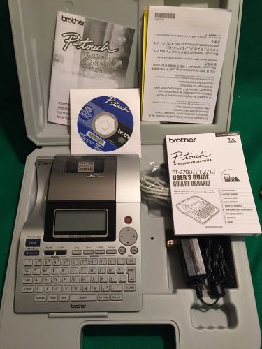 Brother P-Touch PT-2710 Label Thermal Printer  excellent condition