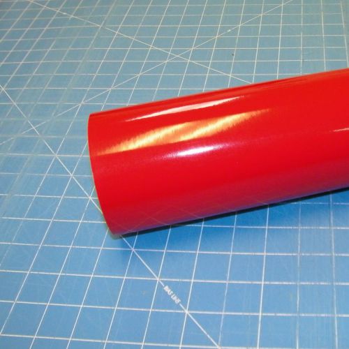 1 Roll 12&#034; X 10&#039; Red Oracal 651 Sign Cutting Vinyl