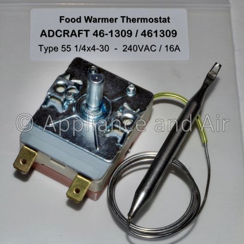 46-1309 461309 ADCRAFT Food Warmer Thermostat Equivalent Type 55