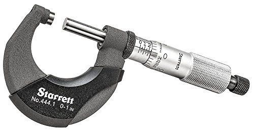 Starrett t444.1xrl-1-amzn t444.1xrl-1cal outside micrometer, ratchet stop, lock for sale