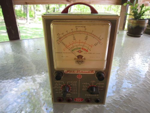Vintage SUPERIOR INSTRUMENTS CO. Model 670-A Super-Meter Multimeter! tester volt