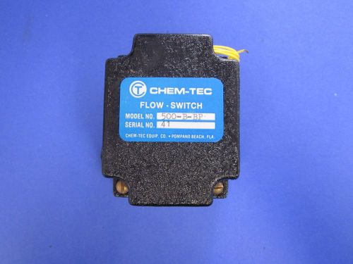 Chem-Tec 500-B-W Bypass Adjustable Flow Monitor, BRASS, New