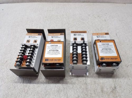 MOORE INDUSTRIES SCT SIGNAL COVERTER (ASSORTED LOT OF 4) USED, AS IS