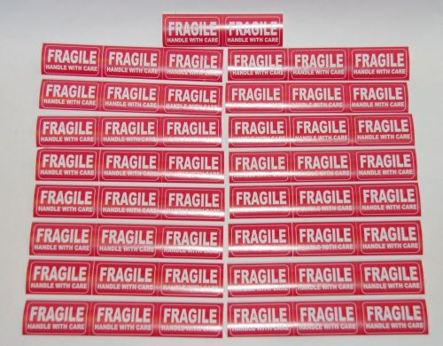 50 pcs 1.96 /1.18 inc FRAGILE Stickers Handle with Care Stickers Shipping Labels