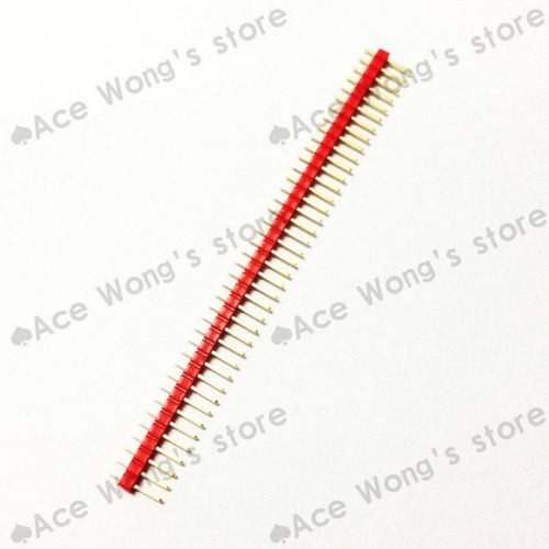 1 Pc Red 1x40pin 2.54mm Straight Single Row Breakaway Male Pin Header US Seller