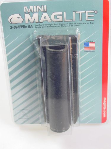 Mini MagLite Flashlight belt Holster Black Leather AM2A026