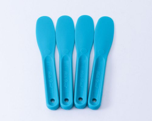 DENTAL LAB PLASTIC MIXING SPATULA FOR IMPRESSION MATERIAL ALGINATE 4PC SET-GREEN