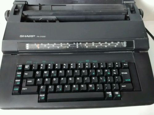 Sharp Portable Intelliwriter Model PA-3100E Typewriter