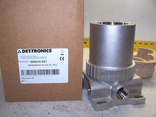 New det-tronics 006414-021 termination box pirtbs5nw3v ss 3/4 5v tall 18-32 vdc for sale
