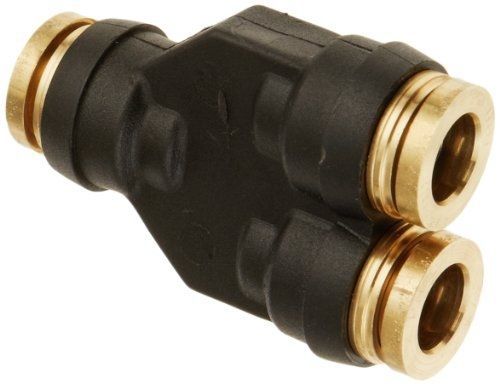 Parker legris legris 3140 60 00dot nylon &amp; nickel-plated brass push-to-connect for sale