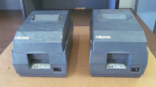 (2) PREOWNED EPSON TM-U200B RECEIPT PRINTERS DOT  MATRIX M119B EPSON  INTERFACE