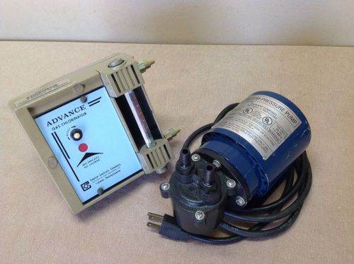 Advance Capital Controls Gas Chlorinator 281-2 w/ Barnant Vacuum-Pressure Pump