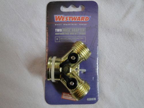 GARDEN HOSE Splitter, Adapter, Hose, Two Way, DIE-CAST ZINC