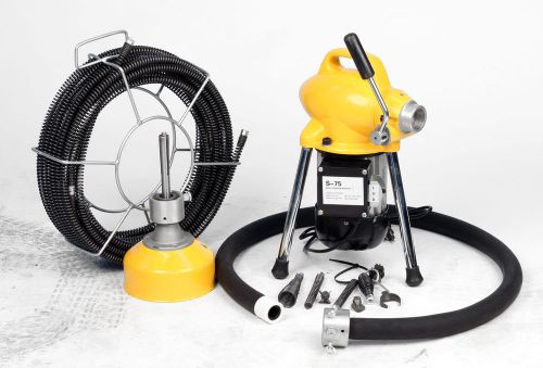 Sdt k50 4&#034; pipe drain cleaner cleaning machine fits ridgid® 58980 c8 c10 cable for sale
