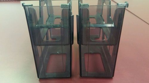 Paper trays for Stentura machines, plastic, LOT OF TWO - USED, please read